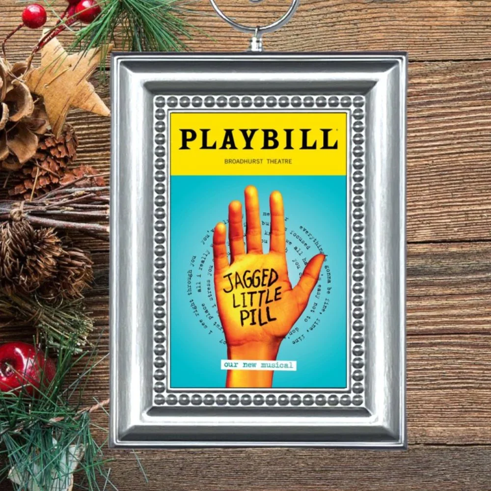 Jagged Little Pill Broadway Musical Playbill Christmas Tree Ornament‎